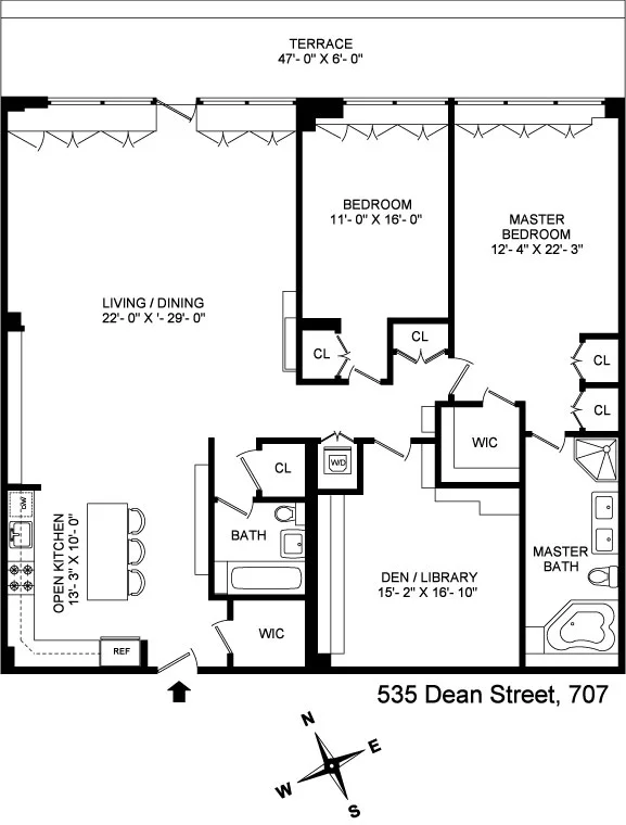 Unit for sale at 535 Dean Street, Brooklyn, NY 11217