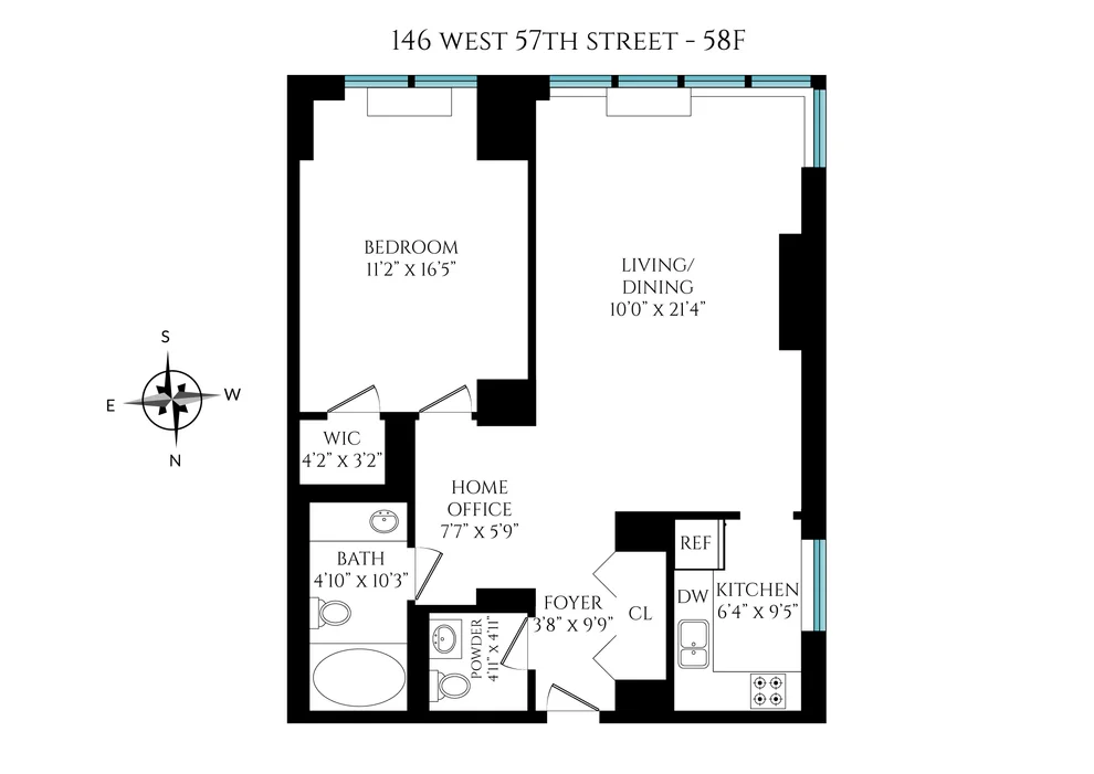 Unit for sale at 146 W 57th Street, Manhattan, NY 10019