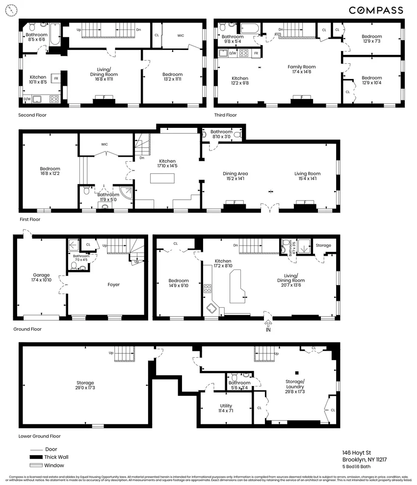 Unit for sale at 146 Hoyt Street, Brooklyn, NY 11217