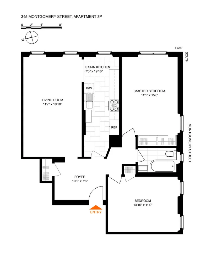 Unit for sale at 345 MONTGOMERY Street, Brooklyn, NY 11225