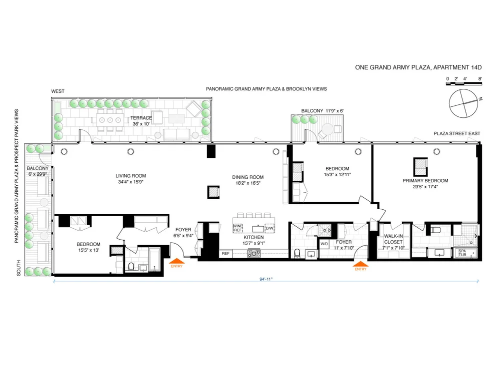 Unit for sale at 1 GRAND ARMY Plaza, Brooklyn, NY 11238