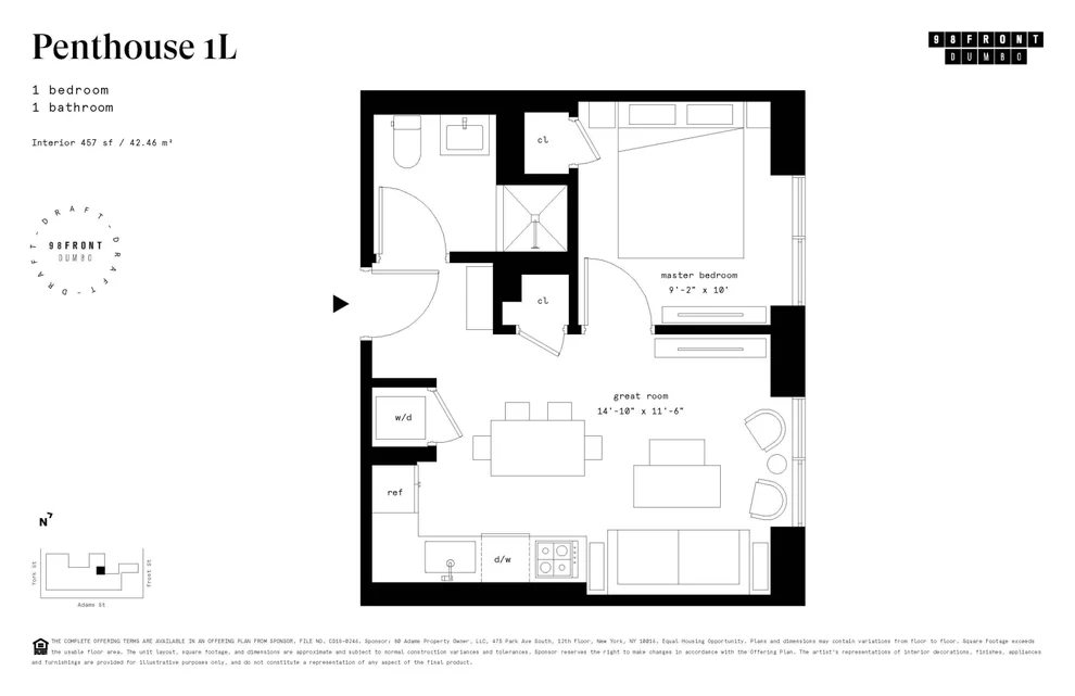 Unit for sale at 98 Front Street, Brooklyn, NY 11201