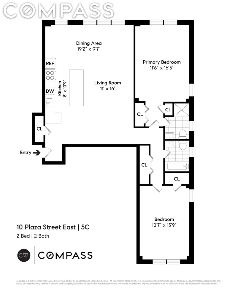 Unit for sale at 10 Plaza Street E, Brooklyn, NY 11238