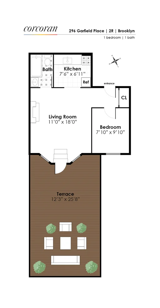 Unit for sale at 296 GARFIELD Place, Brooklyn, NY 11215