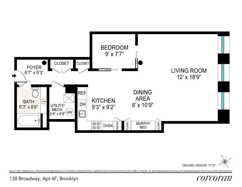 Unit for sale at 138 BROADWAY, Brooklyn, NY 11211
