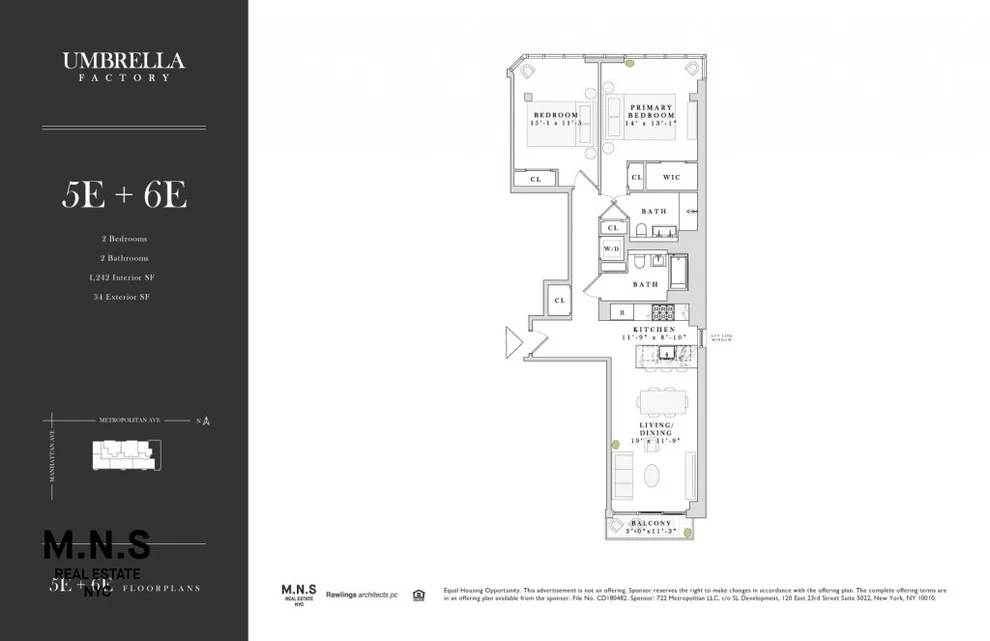 Unit for sale at 710 Metropolitan Avenue, Brooklyn, NY 11211