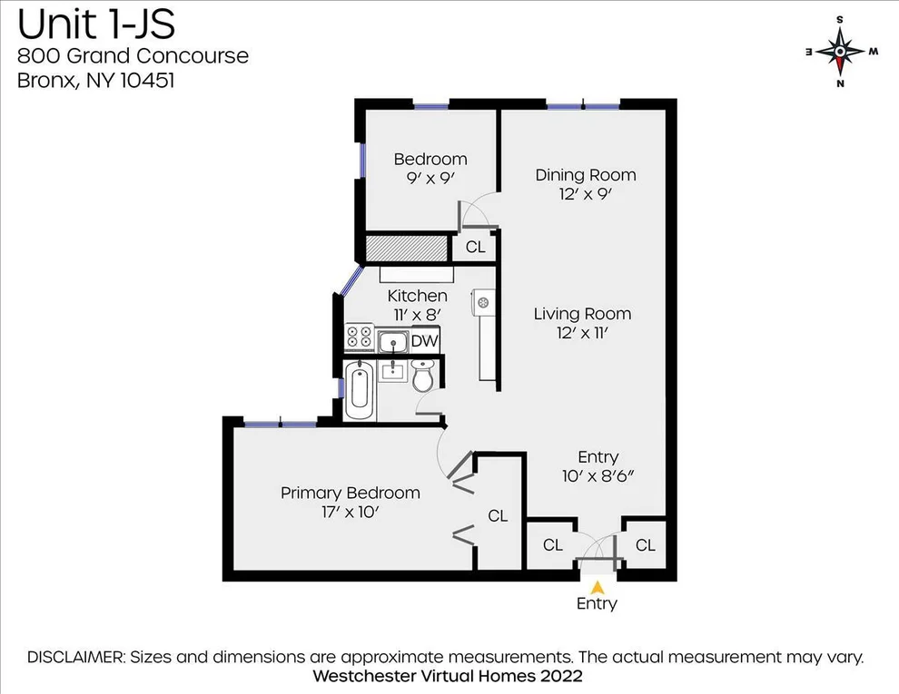 Unit for sale at 800 GRAND CONCOURSE, Bronx, NY 10451