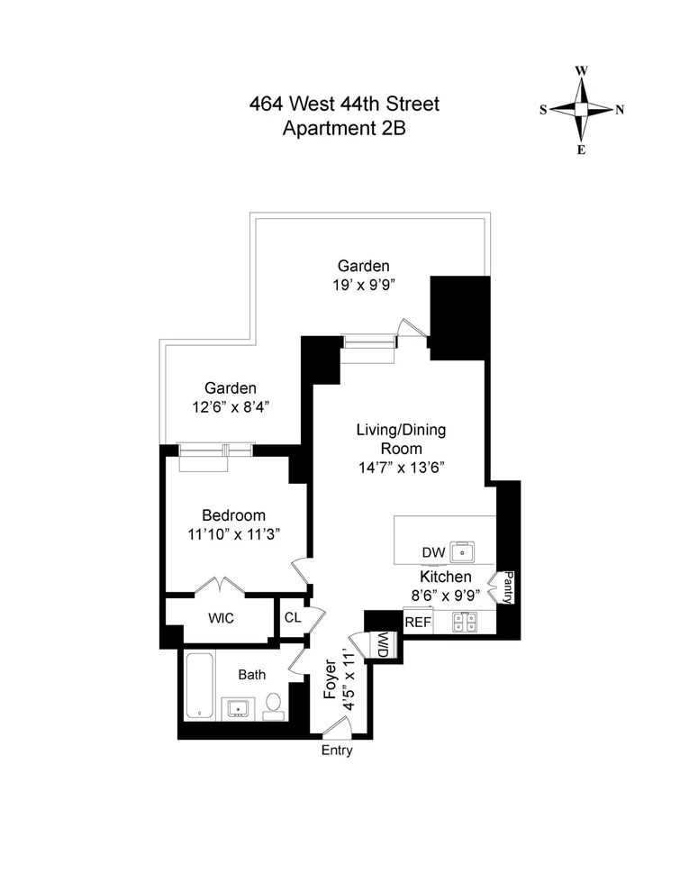 Unit for sale at 464 W 44TH Street, Manhattan, NY 10036