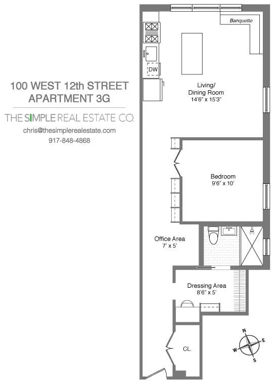Unit for sale at 100 W 12th Street, Manhattan, NY 10014