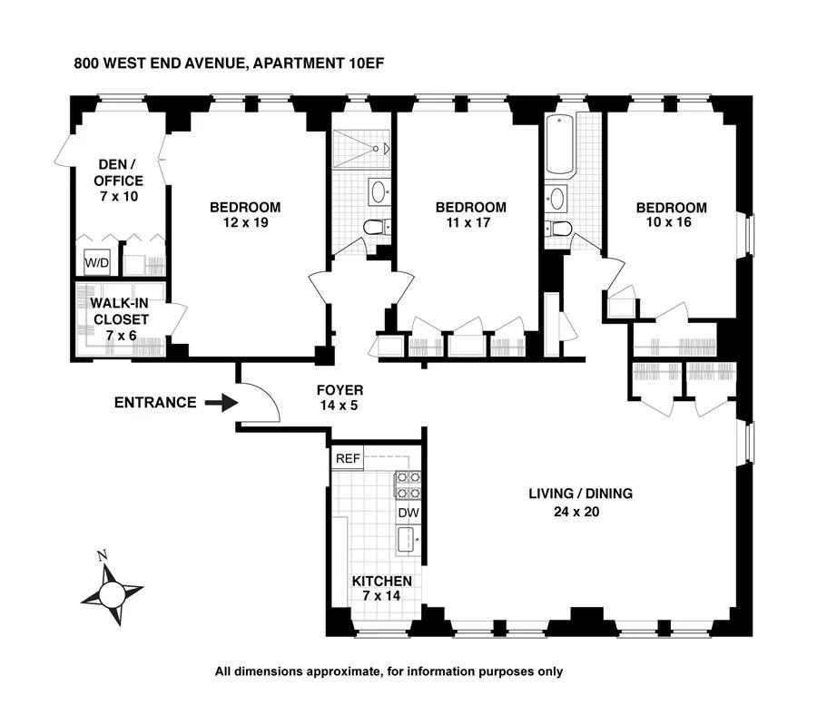 Unit for sale at 800 W End Avenue, Manhattan, NY 10025