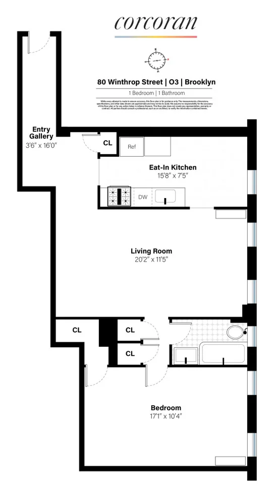 Unit for sale at 80 WINTHROP Street, Brooklyn, NY 11225