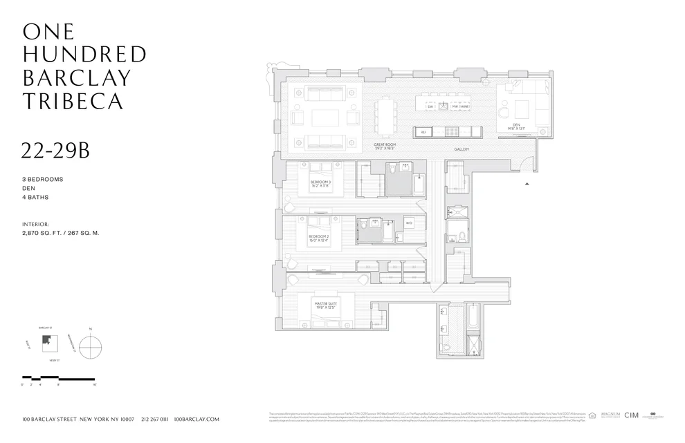 Unit for sale at 100 BARCLAY Street, Manhattan, NY 10007