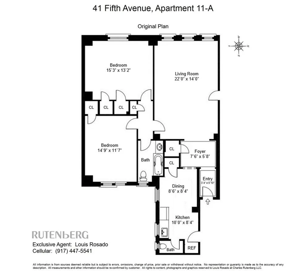 Unit for sale at 41 5th Avenue, Manhattan, NY 10003