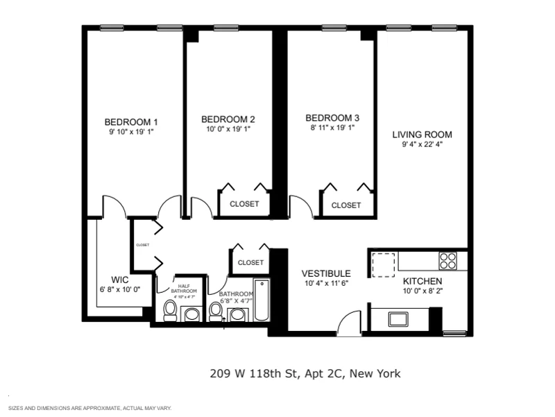 Unit for sale at 209 W 118TH Street, Manhattan, NY 10026