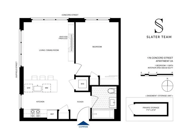 Unit for sale at 178 Concord Street, Brooklyn, NY 11201