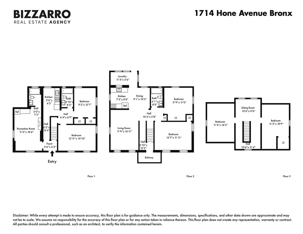 Unit for sale at 1714 Hone Avenue, Manhattan, NY 10461