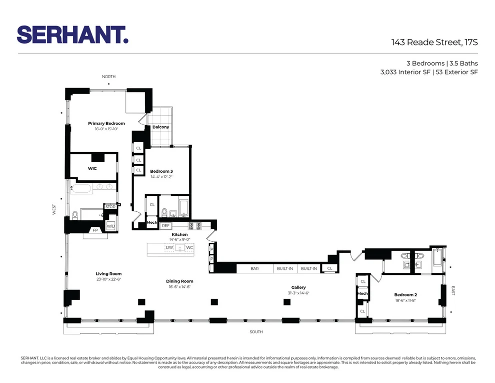 Unit for sale at 143 READE Street, Manhattan, NY 10013