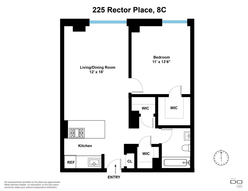 Unit for sale at 225 RECTOR Place, Manhattan, NY 10280