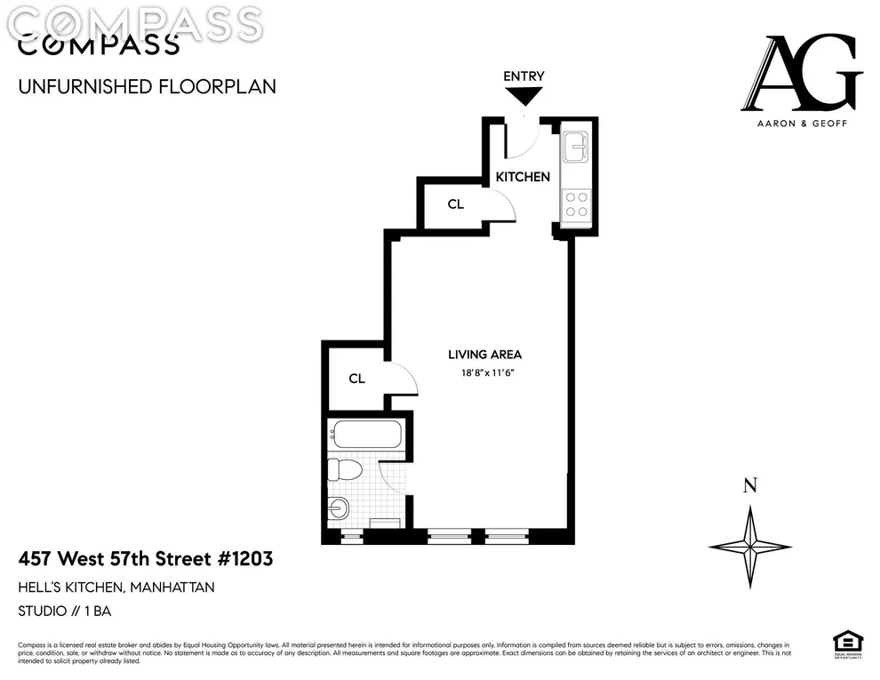 Unit for sale at 457 W 57th Street, Manhattan, NY 10019