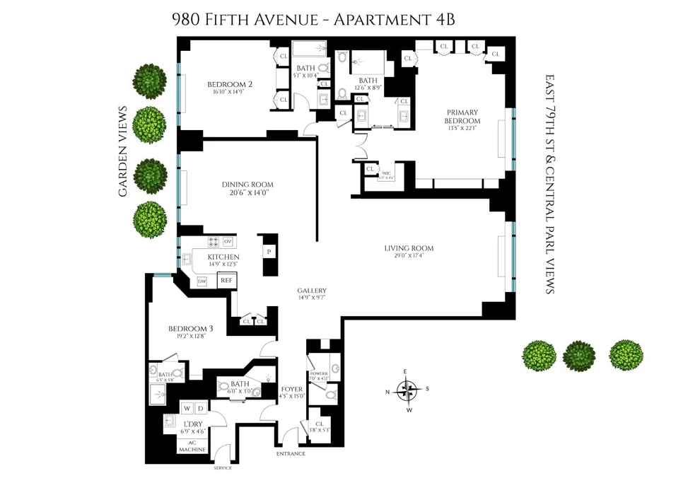 Unit for sale at 980 5th Avenue, Manhattan, NY 10075