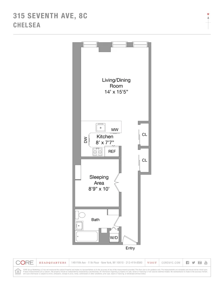 Unit for sale at 315 7TH Avenue, Manhattan, NY 10001