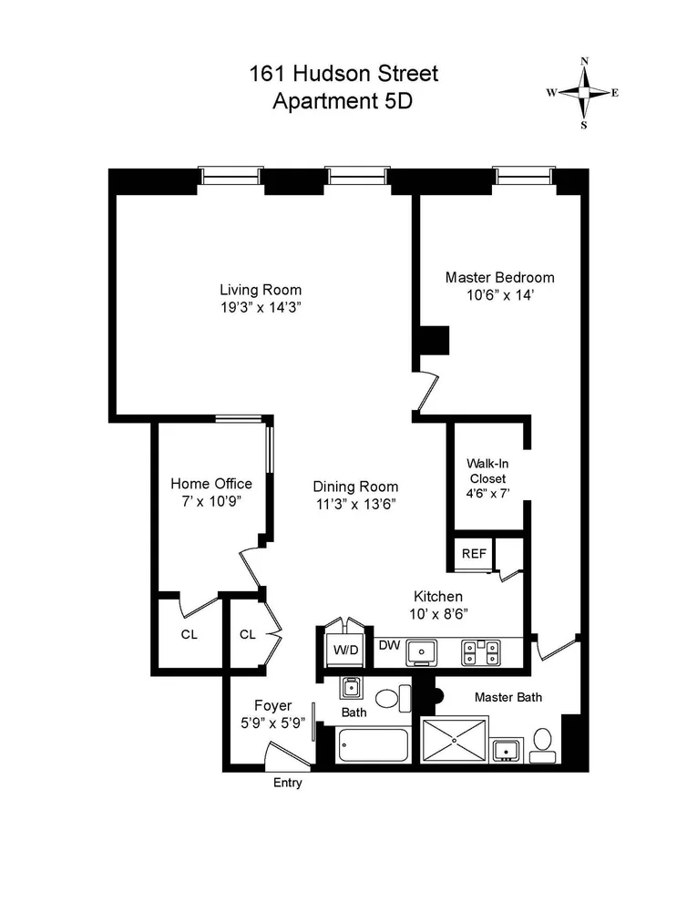 Unit for sale at 161 HUDSON Street, Manhattan, NY 10013