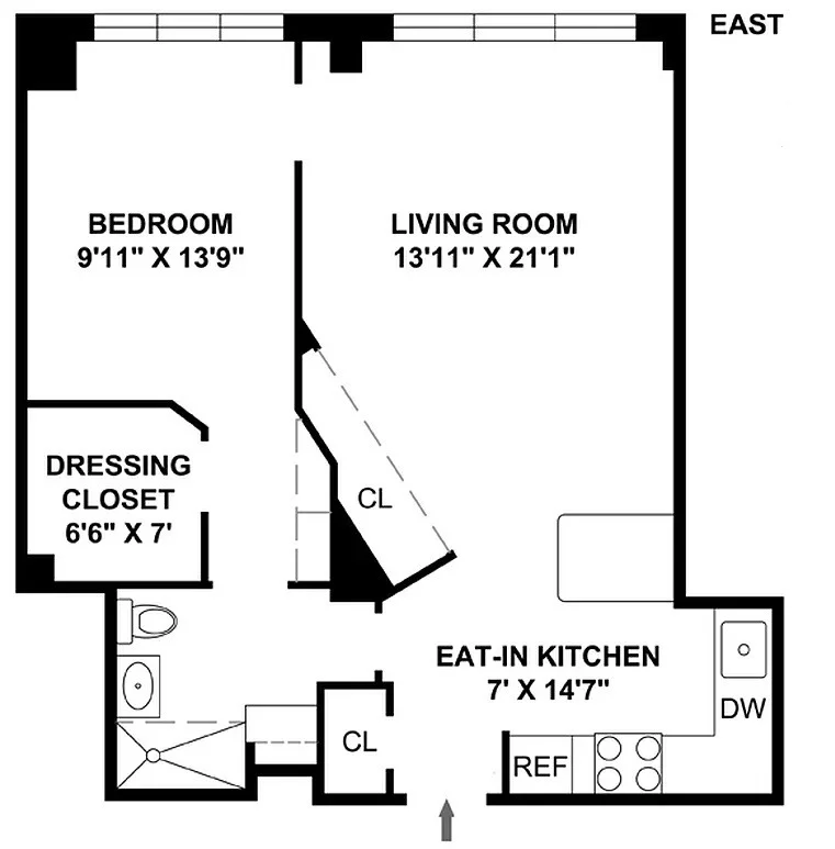 Unit for sale at 61 JANE Street, Manhattan, NY 10014