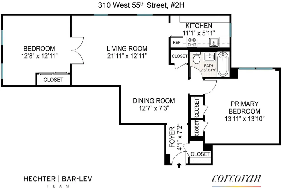Unit for sale at 310 W 55TH Street, Manhattan, NY 10019