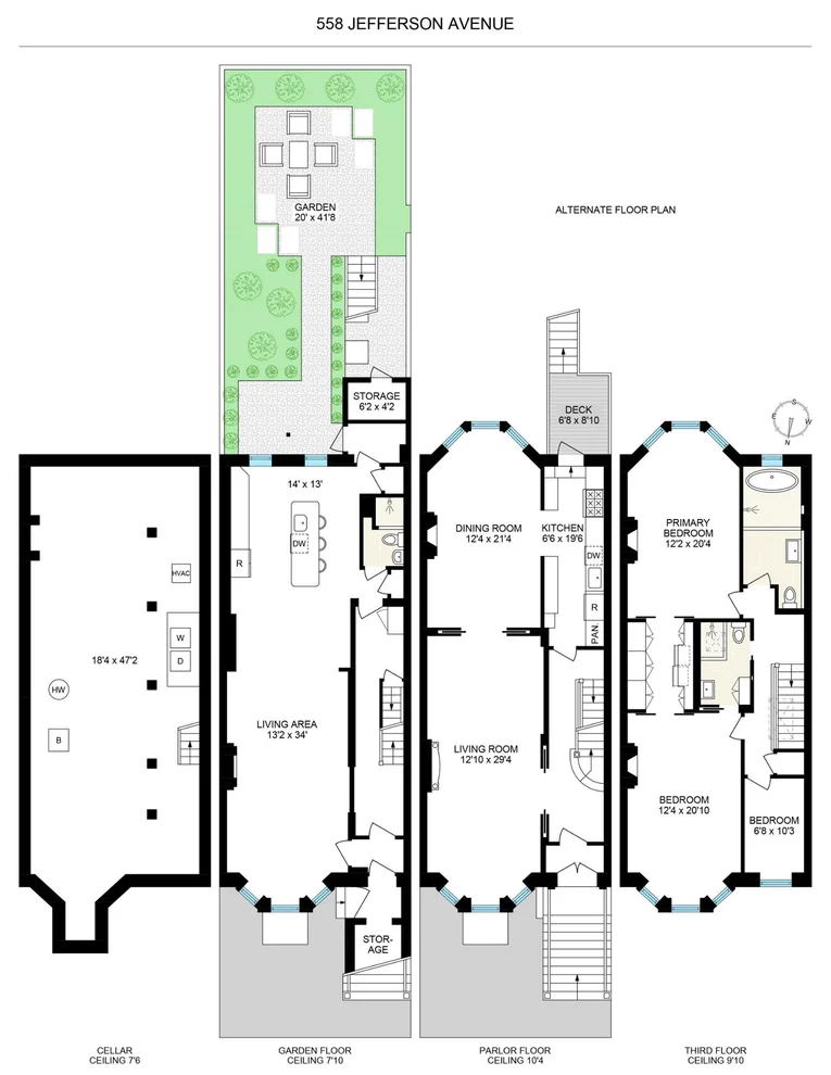 Unit for sale at 558 JEFFERSON Avenue, Brooklyn, NY 11221