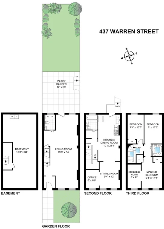 Unit for sale at 437 Warren Street, Brooklyn, NY 11217