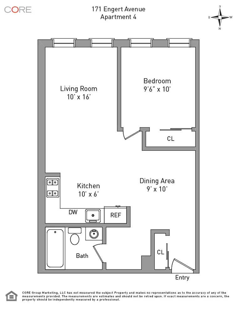 Unit for sale at 171 ENGERT Avenue, Brooklyn, NY 11222