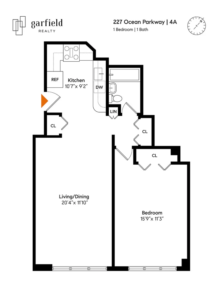 Unit for sale at 227 OCEAN Parkway, Brooklyn, NY 11218