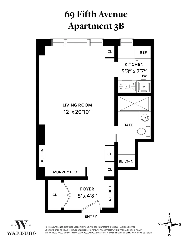 Unit for sale at 69 5TH Avenue, Manhattan, NY 10003