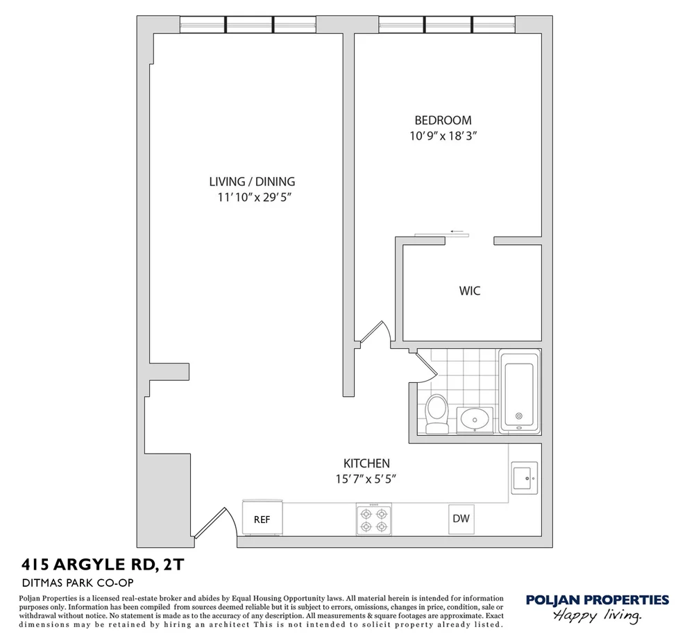 Unit for sale at 415 ARGYLE Road, Brooklyn, NY 11218