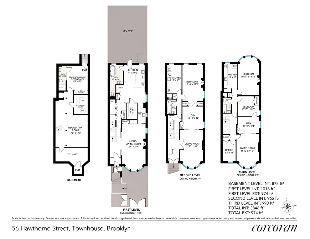 Unit for sale at 56 Hawthorne Street, Brooklyn, NY 11225