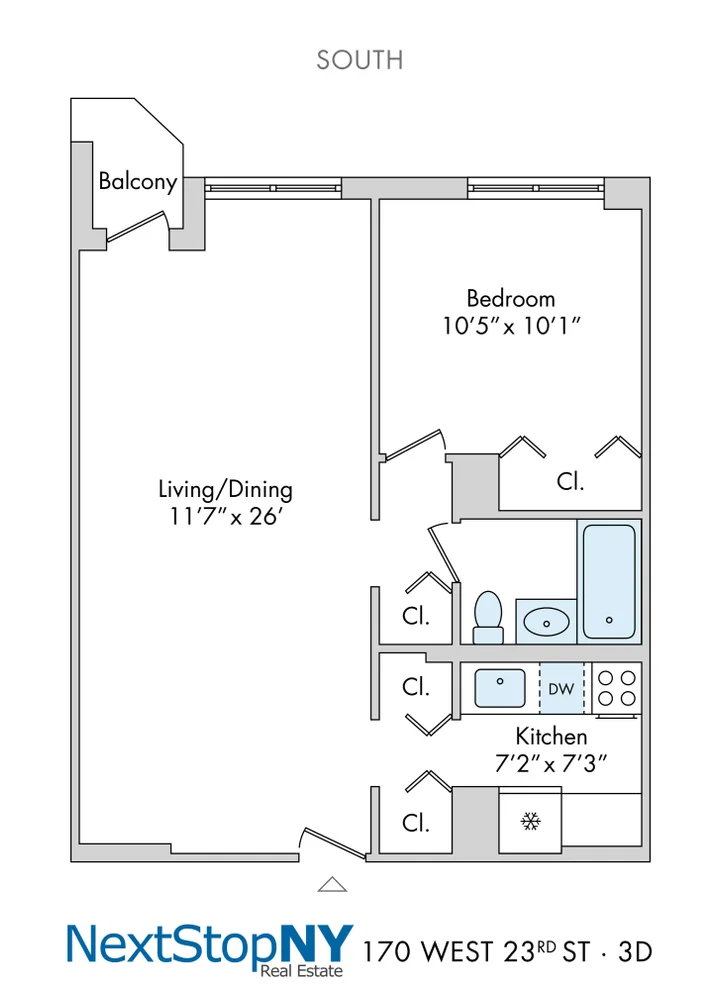Unit for sale at 170 W 23RD Street, Manhattan, NY 10011