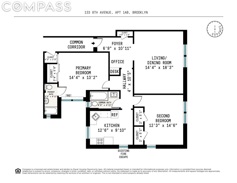 Unit for sale at 133 8th Avenue, Brooklyn, NY 11215