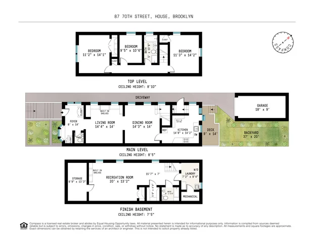 Unit for sale at 87 70th Street, Brooklyn, NY 11209