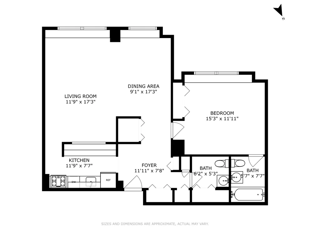 Unit for sale at 531 MAIN Street, Manhattan, NY 10044