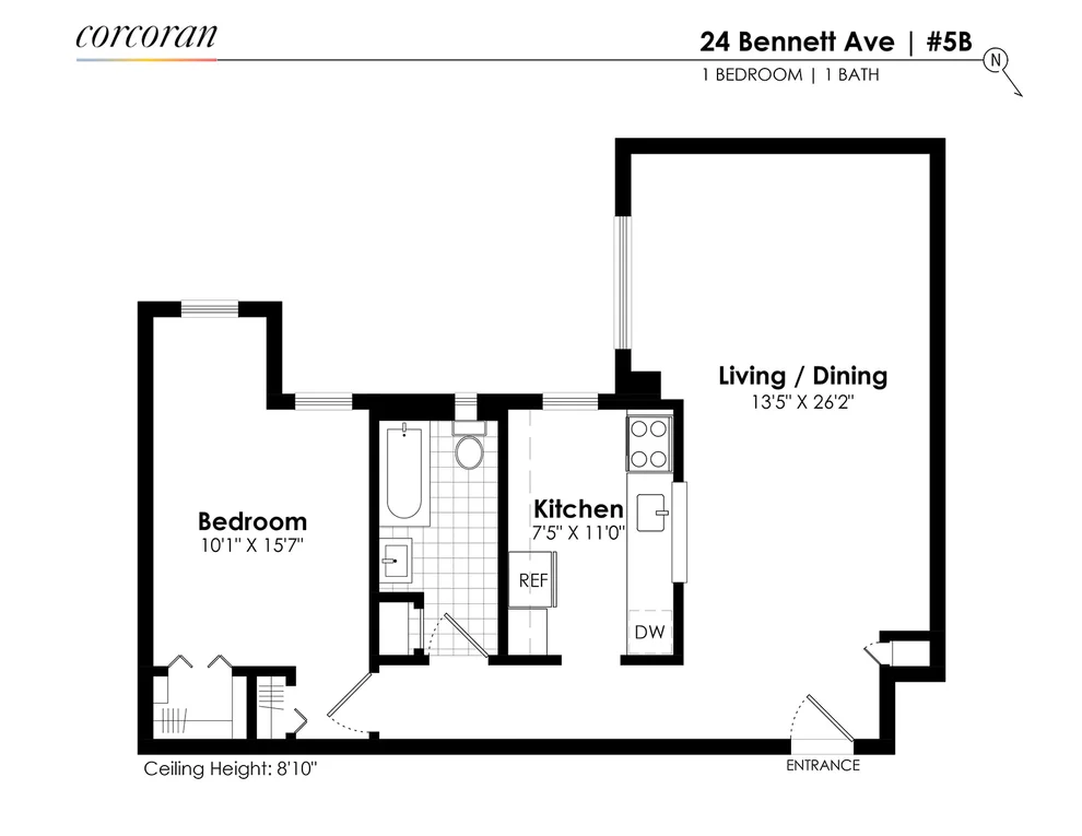 Unit for sale at 24 BENNETT Avenue, Manhattan, NY 10033