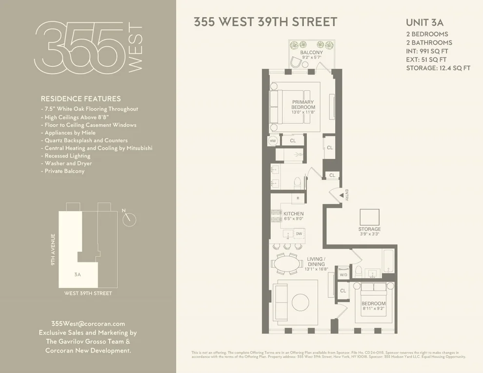Unit for sale at 355 W 39TH Street, Manhattan, NY 10018