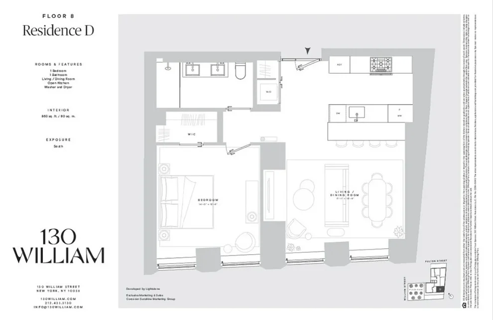 Unit for sale at 130 WILLIAM Street, Manhattan, NY 10038