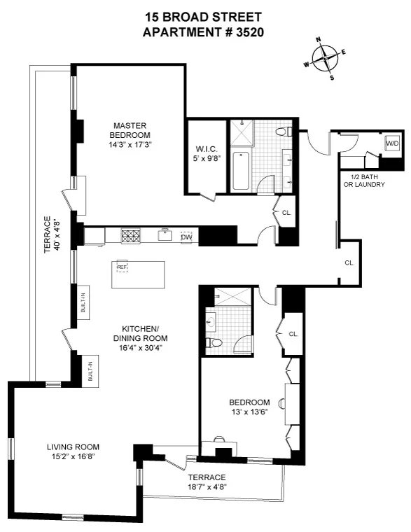 Unit for sale at 15 Broad Street, Manhattan, NY 10005