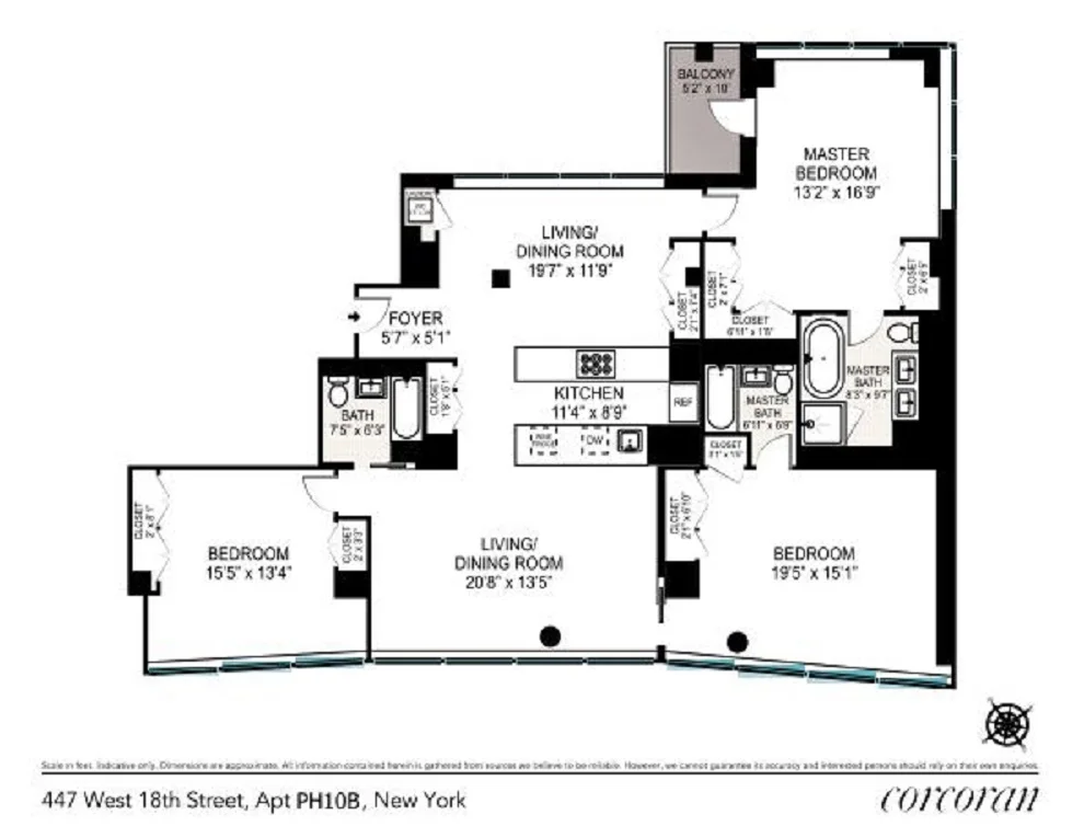 Unit for sale at 447 W 18TH Street, Manhattan, NY 10011