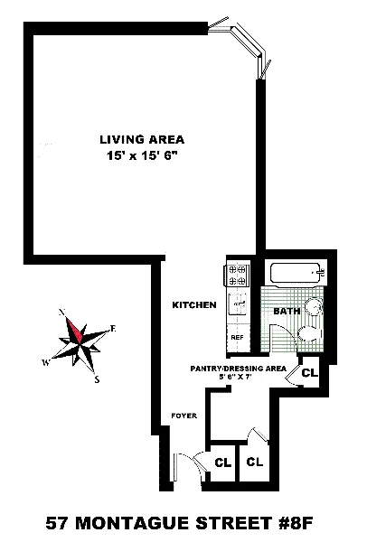 Unit for sale at 57 MONTAGUE Street, Brooklyn, NY 11201