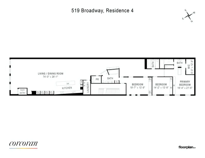 Unit for sale at 519 BROADWAY, Manhattan, NY 10012