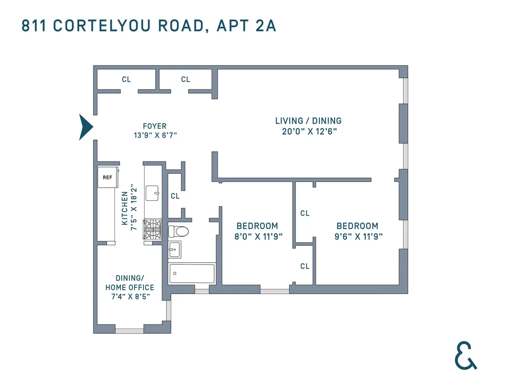 Unit for sale at 811 Cortelyou Road, Brooklyn, NY 11218