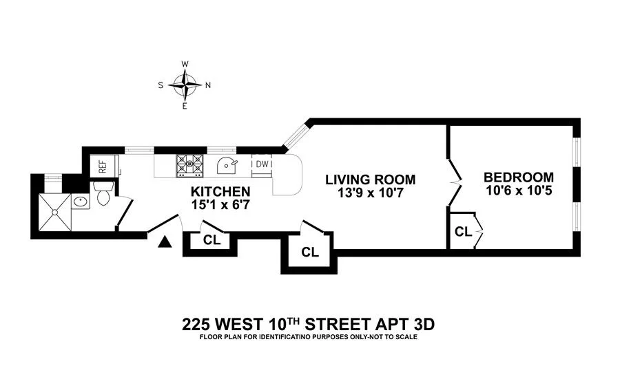 Unit for sale at 225 W 10th Street, Manhattan, NY 10014
