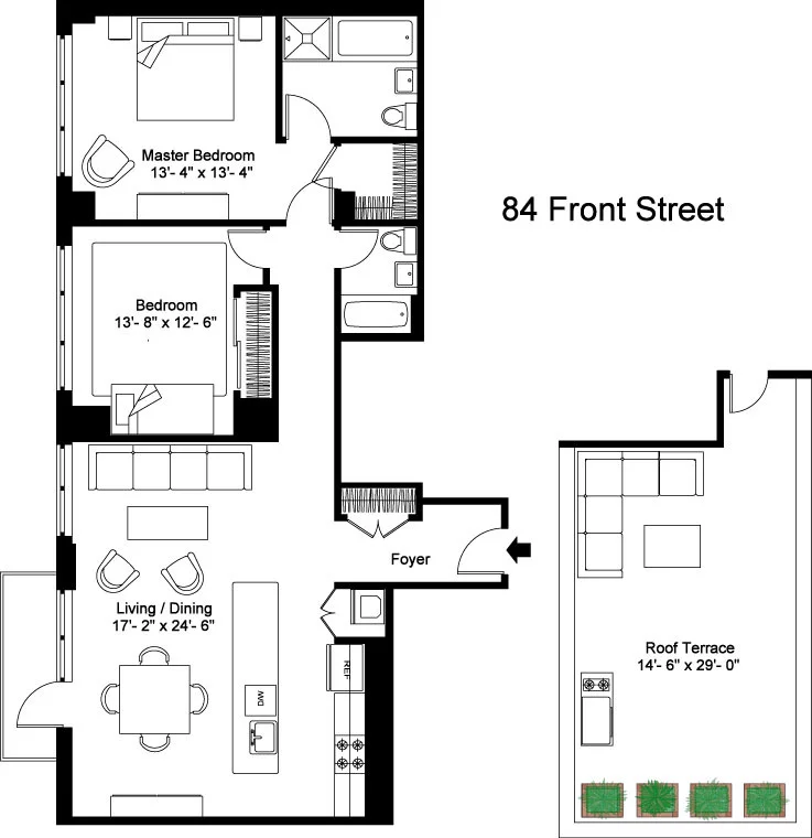 Unit for sale at 84 FRONT Street, Brooklyn, NY 11201