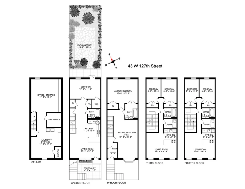 Unit for sale at 43 W 127th Street, Manhattan, NY 10027